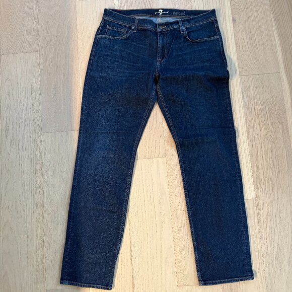 Men's 7ForAllMankind Straight Jeans (With Stretch) - Picture 1 of 7
